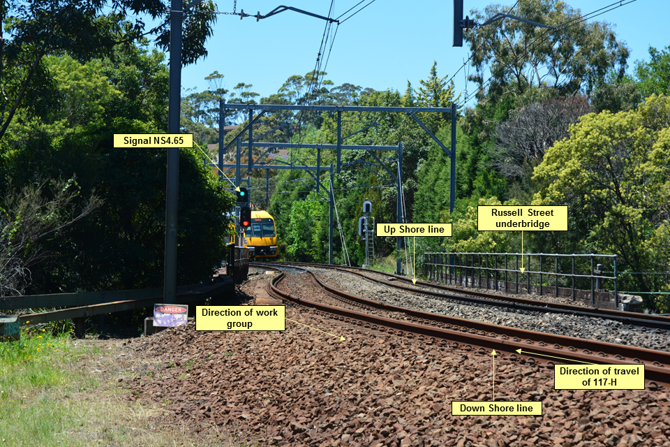 Figure 4: Worksite at Wollstonecraft
